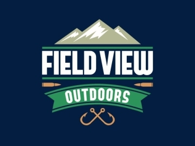 Field View Logo brand club fishing hunting identity logo