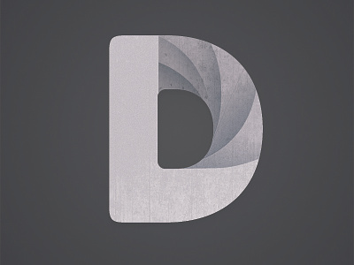 D is for David aperture texture typography