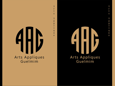 Projet Arts Appliques Guelmim (le monogramme) adobe brand branding color design graphic design illustration logo logos mongrame motion graphics vector visuall idenity