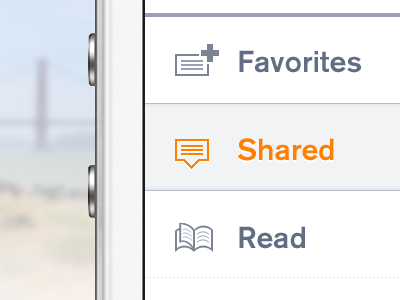 Profile Sneak Peek app application button design grid icon ios iphone logo menu nav news phone prismatic typography ui vector