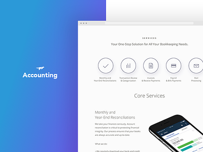 Lanio Accounting Website accounting design landing page ui website