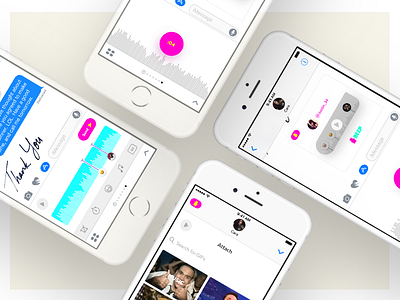 iMessage App app audio imessage ios ui design