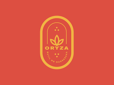 Oryza Badge Concept badge brand design graphic design logo