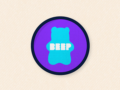Beep Patch graphic design logo mock up patch