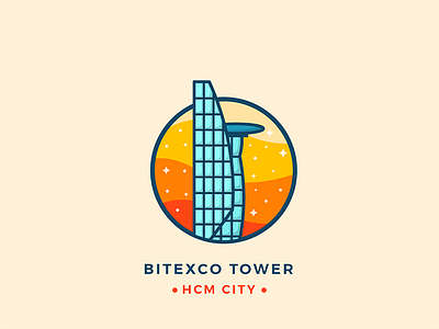 Bitexco Tower bitexco high rise icon illustration tower