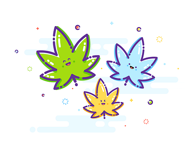 Happy Leave :D cute happy happy leave icon leaf leave weed