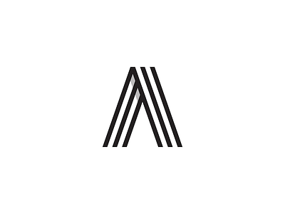 A 2.1 White a logo logo monogram