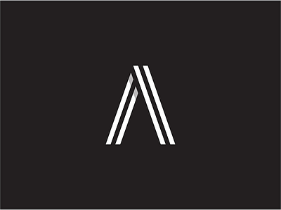 A 2.1 Black a logo logo monogram