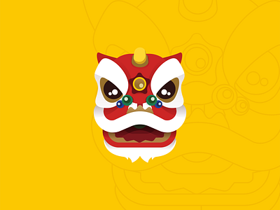 Refuel China design lion lovely 插图