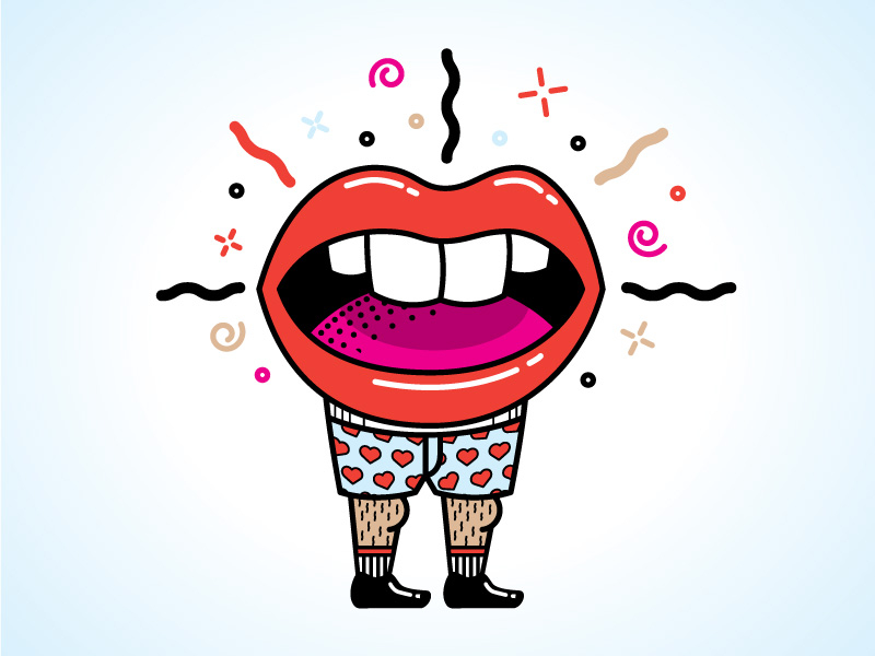 All Mouth  No Trousers by Neil Kupras on Dribbble