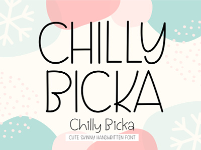 Chilly Bicka Font branding christmas fonts cute fonts female fonts flower fonts hand drawn fonts handwritten fonts instagram fonts kids fonts logo lovely fonts pinterest fonts quirky fonts quote fonts skinny fonts stunning fonts summer fonts sweet fonts valentine fonts