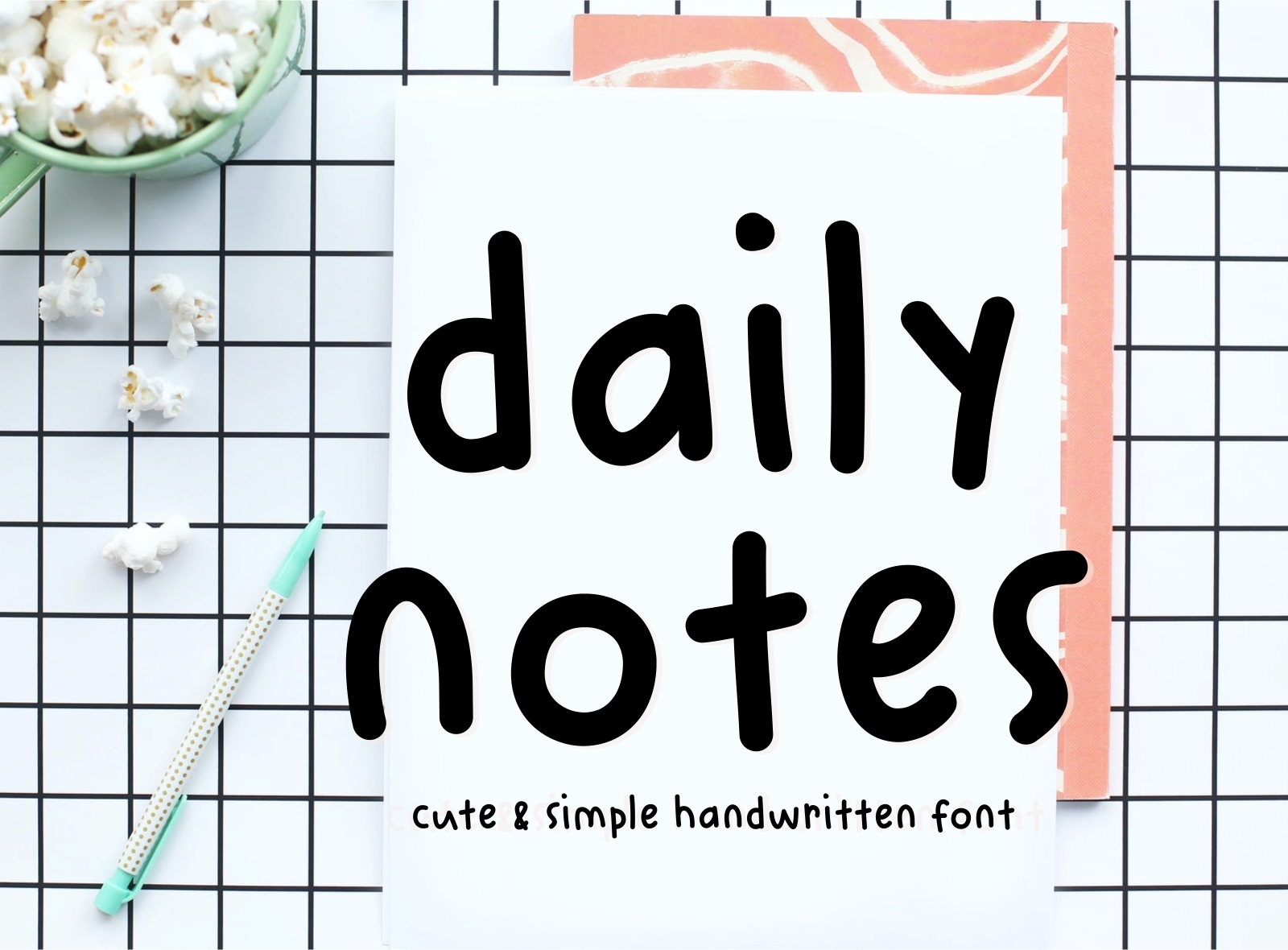 daily-notes-font-by-etjan-dsg-on-dribbble