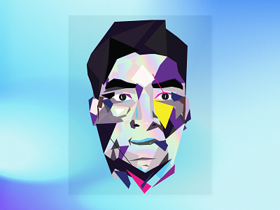 Hologram Portrait abstract branding design exposure illustration portrait vector