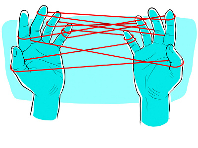 Fingerstring illustration