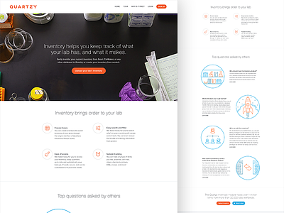 Inventory Landing Page