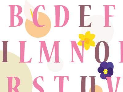 alfabeto alfabeto alphabet color flowers spring