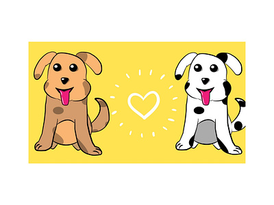 illustration animal dog graphic design illustration love lover puppy