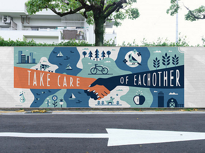 Take care of each other Mural