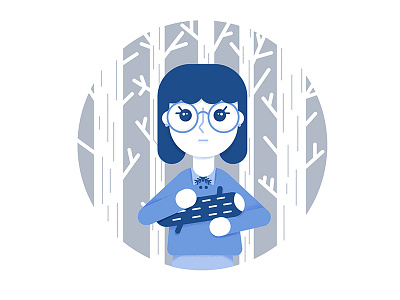 Log Lady character character design forest twin peaks