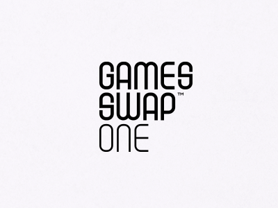 Games Swap One logo logodesign logotype type typedesign typo