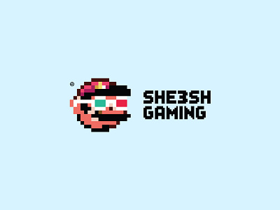 She3sh Gaming - Logo ‪‎art‬ ‪‎branding‬ ‪‎channel‬ ‪‎digital‬ ‪‎emblem‬ ‪‎game‬ ‪‎gaming‬ ‪‎graphic‬ ‪‎logodesign‬ ‪‎logo‬ ‪‎pixel‬ ‪‎play‬