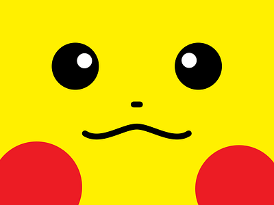 Pikachu art artwork design flat graphic illustrate illustration line art pikachu pokemon pokémon