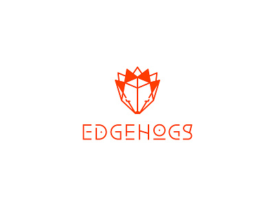 Edgehogs Logo design flat logo logotype typo vector ‪‎branding‬ ‪‎brand‬ ‪‎logo brand‬ ‪‎logo design‬ ‪‎logodesign‬ ‪‎logo‬