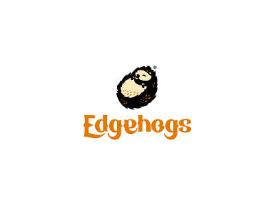 Edgehogs Logo v2.0 branding design illustration logo logodesign logotype ‪‎art‬ ‪‎branding‬ ‪‎logo design‬ ‪‎logodesign‬