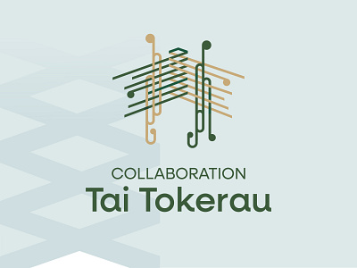 Brand identity for Collaboration Tai Tokerau, New Zealand art direction brand identity branding creative director digital design graphic design illustration logo