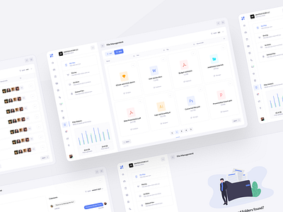 Cloud Storage and Files Management - BetaCRM Web UI Kit