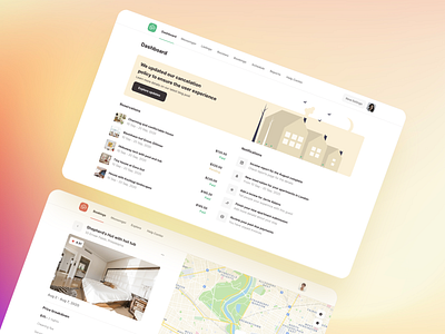 Roomsfy UI kit for apartments renting and booking admin airbnb apartment apartments app booking booking app dashboard design home management real estate rent saas template theme ui ui kit ux