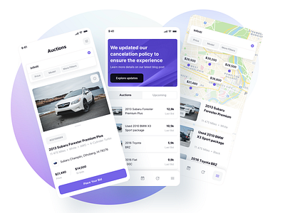 Auto Auctions and Car Search Results - Vehically UI kit