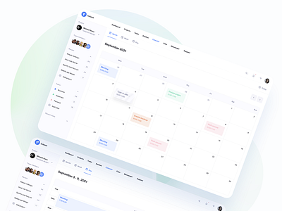 Calendar App - IODash Multipurpose UI Kit admin app calendar concept dashboard date design event inspiration management productivity project saas schedule task ui ui kit ux web website