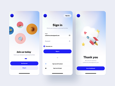 Mobile App Sign In Screen - Droid UI Kit 3d android app dashboard design system example form ios log in material mobile page register saas screen sign in sign up ui ui kit ux