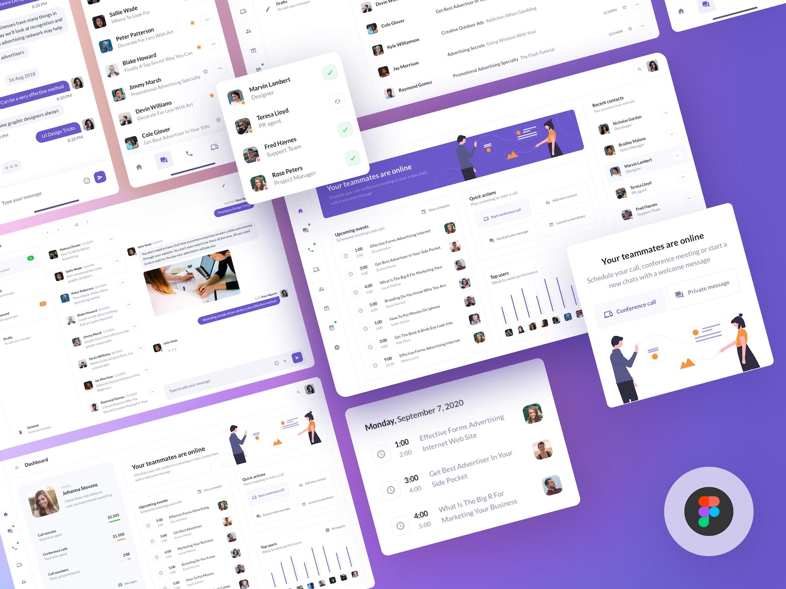 BetaCall UI Kit updated! by WhiteUI.Store on Dribbble