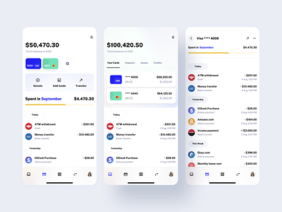 Banking and Wallet App  - Droid Mobile UI Kit