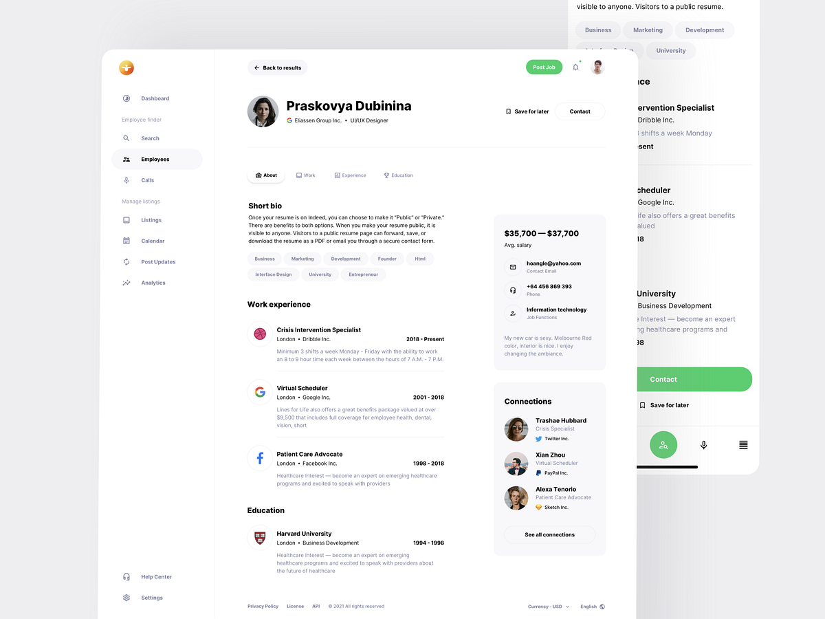 Browse thousands of Job Boards images for design inspiration | Dribbble