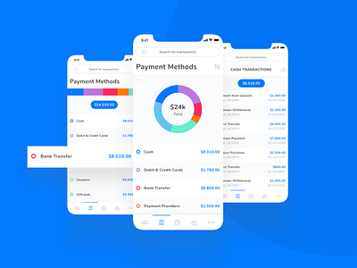 Payments mobile app by WhiteUI.Store on Dribbble