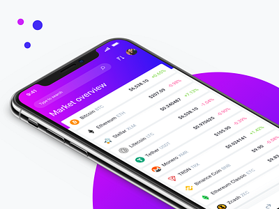 Crypto wallet app template