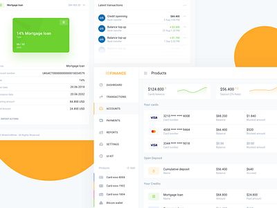 Bank account details - IOFinance UI kit