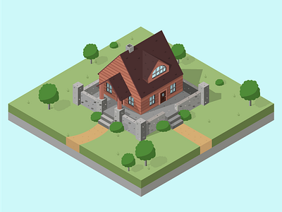 Isometric Cabin