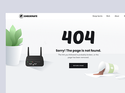 Website Design - Checkmate Digital 404