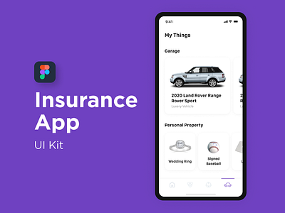 Mobile Design - Insurance App app app design application dailyui mobile mobile app mobile ui ui ui kit ux