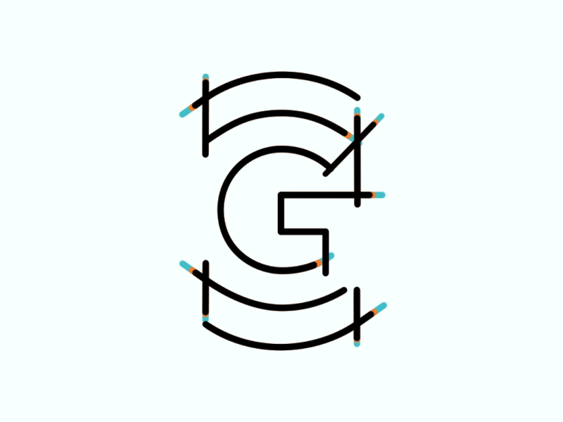 Grafik agency animation brand debut design first shot gif grafik graphic design identity logo motion