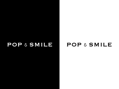 Pop and Smile brand fashion logo