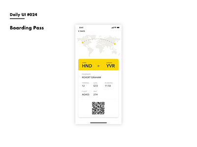 Daily UI #024 Boarding Pass adobexd boarding boarding pass daily 100 daily 100 challenge dailyui