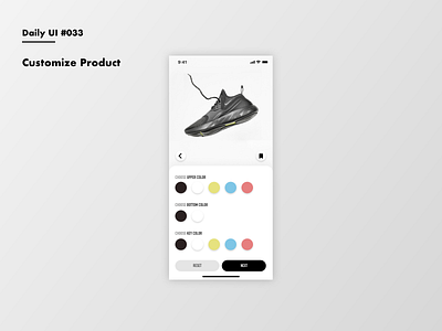 Daily UI #033 Customize Product