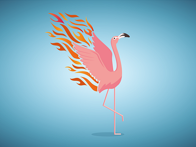 Blazing Flamingo