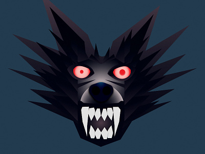 Mask #2 illustration mask wolf