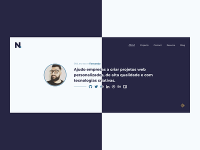 New portfolio nandomoreira.dev [in progress]